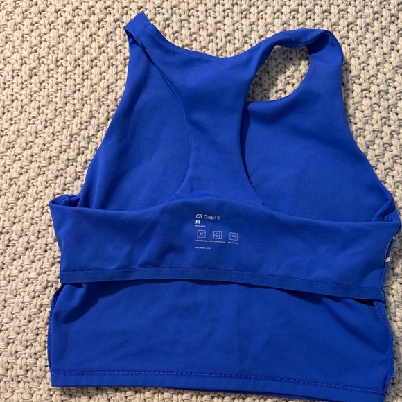 GAP Blue Racerback Sports Bra - Picture 5 of 6